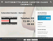 Tablet Screenshot of futtermittel-chemnitz.de